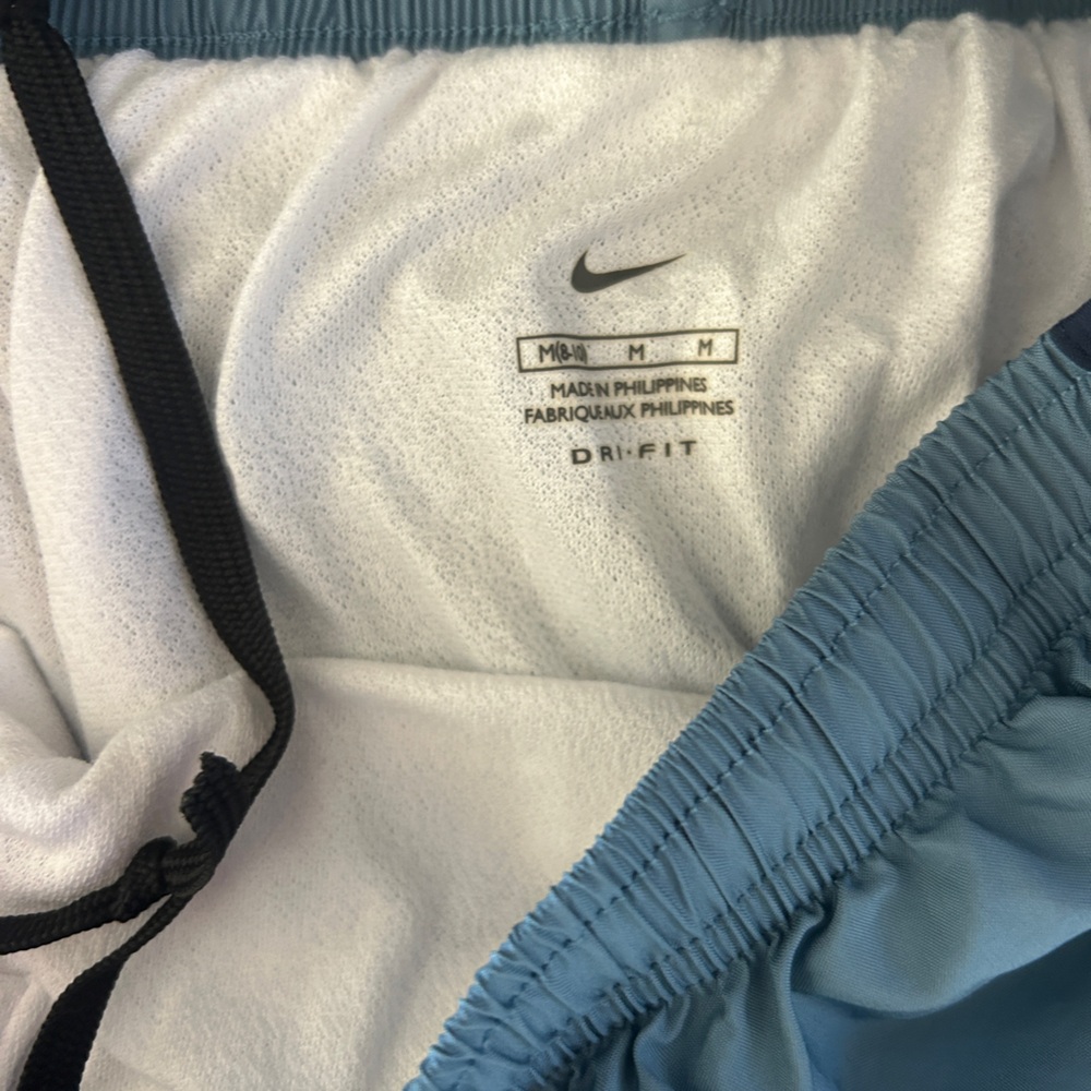 Nike Women Dri Fit Shorts - Black, Light Blue, Gray - Set of three Medium - Picture 7 of 10